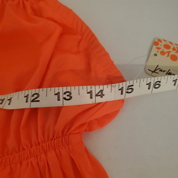 Free People Movement Tropic Sport Jumpsuit One-Piece Size Small Orange NWT - Picture 7 of 7